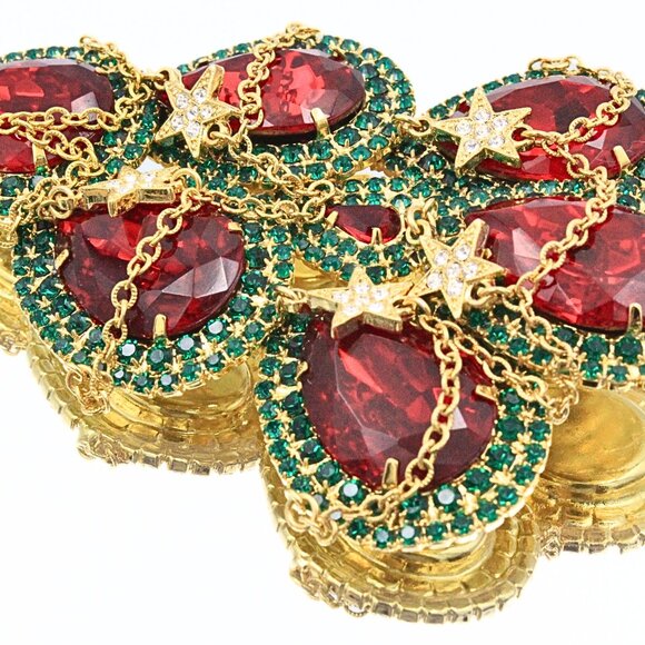 Kirks Folly Limited Edition 027/500 Santa's On His Way Christmas Tree Brooch - Picture 5 of 10